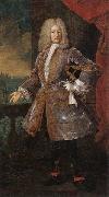 unknow artist Portrait of a nobleman,full-length,standing on a balcony Germany oil painting artist